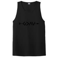 God Is Greater Than The Highs And Lows Arrow Christian Design PosiCharge Competitor Tank