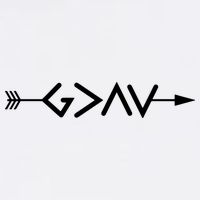 God Is Greater Than The Highs And Lows Arrow Christian Design Garment-Dyed Sweatshirt