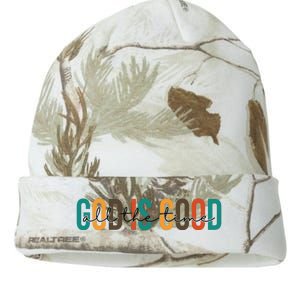 God Is Good All The Time Colorful Kati Licensed 12" Camo Beanie