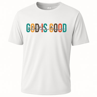 God Is Good All The Time Colorful Performance Shirt