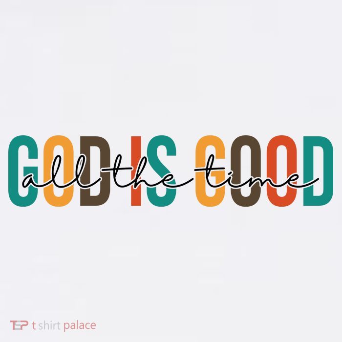 God Is Good All The Time Colorful Apron