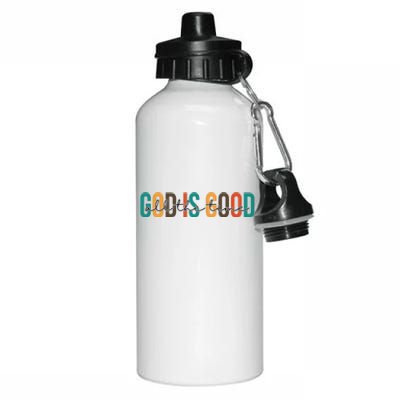 God Is Good All The Time Colorful Aluminum Water Bottle