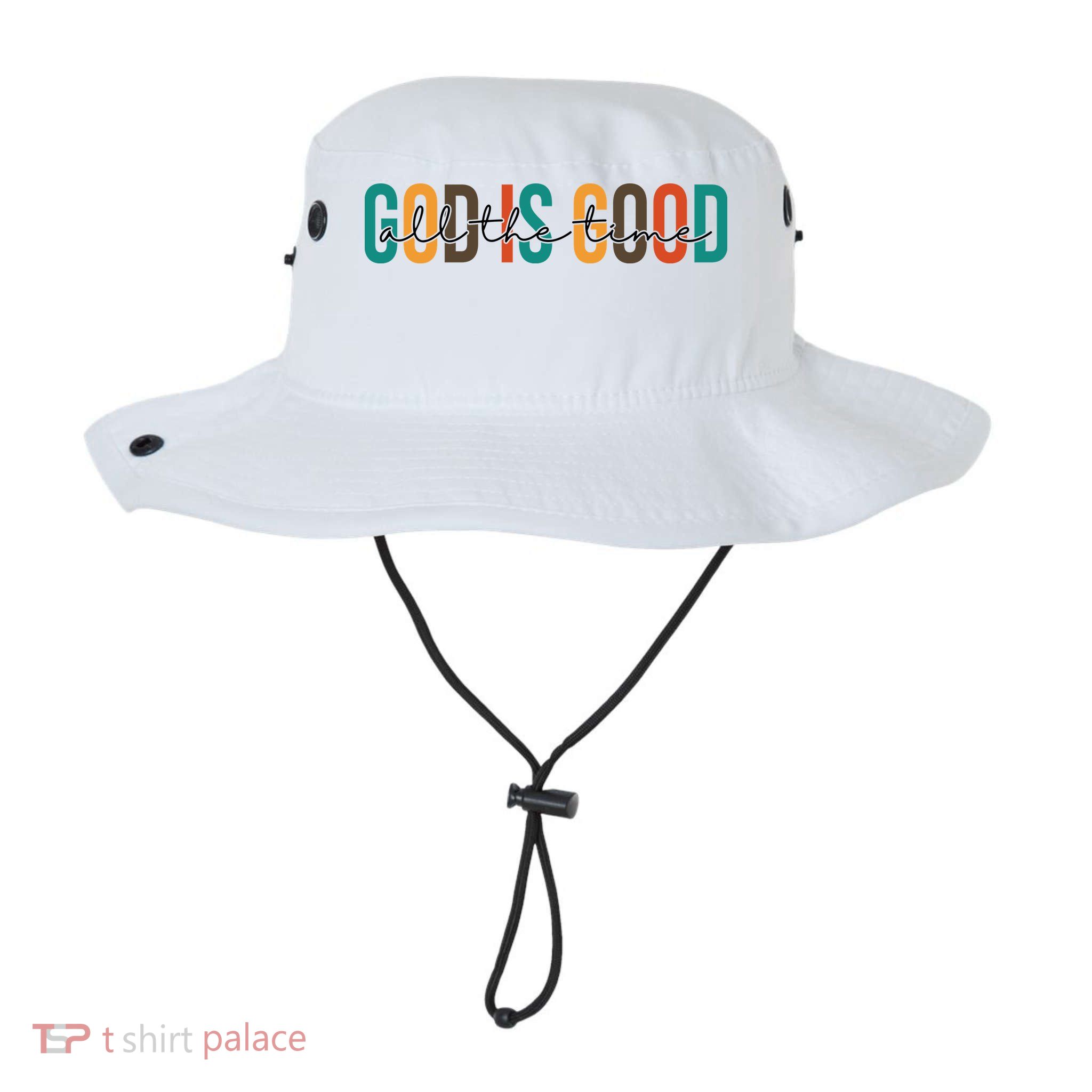 God Is Good All The Time Colorful Bucket Hat