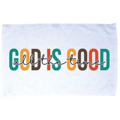 God Is Good All The Time Colorful Microfiber Hand Towel