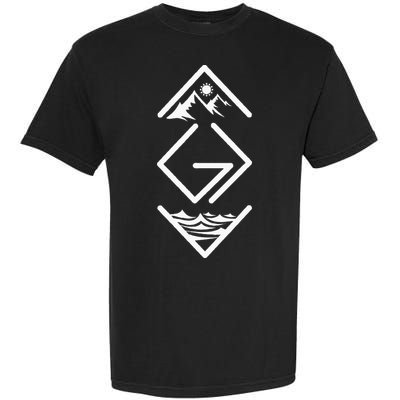 God Is Greater Than The Highs And Lows; Ups And Downs Garment-Dyed Heavyweight T-Shirt