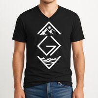 God Is Greater Than The Highs And Lows; Ups And Downs V-Neck T-Shirt
