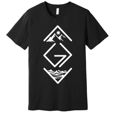 God Is Greater Than The Highs And Lows; Ups And Downs Premium T-Shirt
