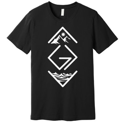 God Is Greater Than The Highs And Lows; Ups And Downs Premium T-Shirt