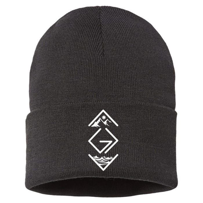 God Is Greater Than The Highs And Lows; Ups And Downs Sustainable Knit Beanie