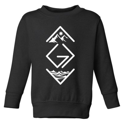 God Is Greater Than The Highs And Lows; Ups And Downs Toddler Sweatshirt