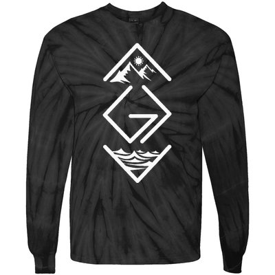 God Is Greater Than The Highs And Lows; Ups And Downs Tie-Dye Long Sleeve Shirt