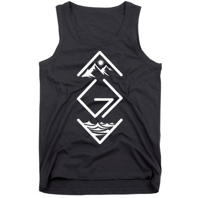 God Is Greater Than The Highs And Lows; Ups And Downs Tank Top