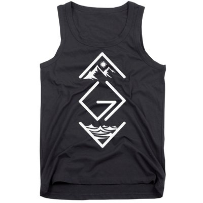 God Is Greater Than The Highs And Lows; Ups And Downs Tank Top