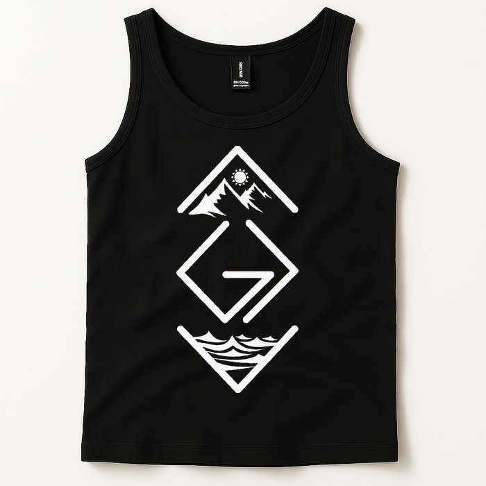 God Is Greater Than The Highs And Lows; Ups And Downs Tank Top