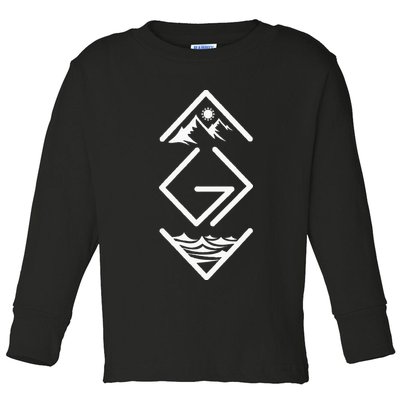 God Is Greater Than The Highs And Lows; Ups And Downs Toddler Long Sleeve Shirt