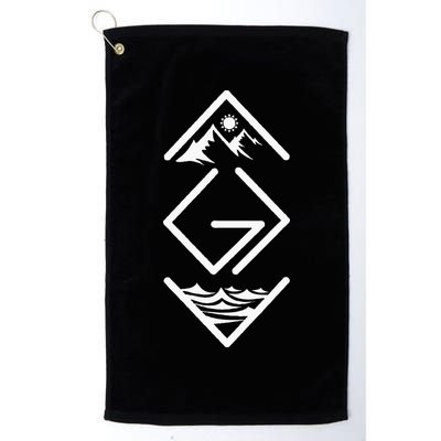 God Is Greater Than The Highs And Lows; Ups And Downs Golf Towel