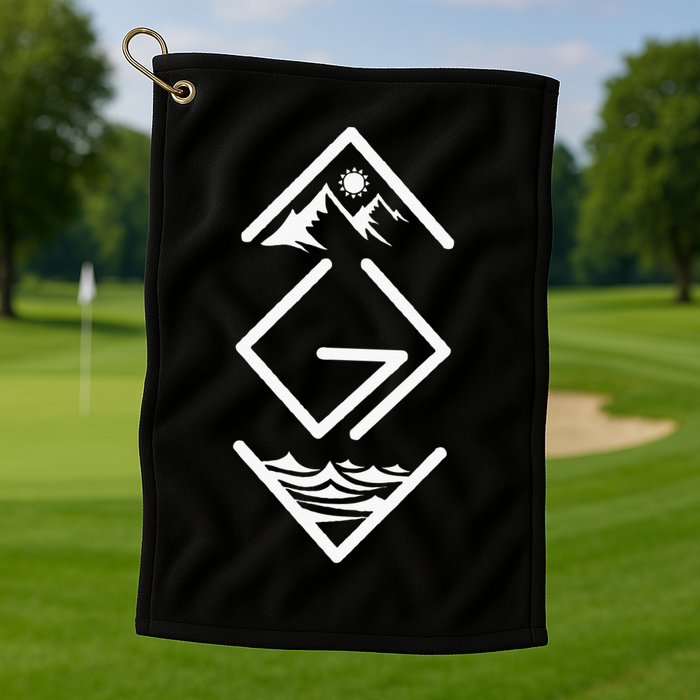 God Is Greater Than The Highs And Lows; Ups And Downs Golf Towel