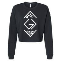 God Is Greater Than The Highs And Lows; Ups And Downs Cropped Pullover Crew