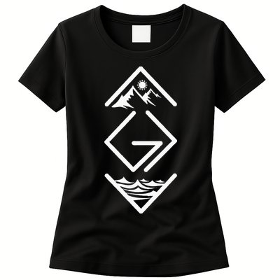 God Is Greater Than The Highs And Lows; Ups And Downs Womens T-Shirt