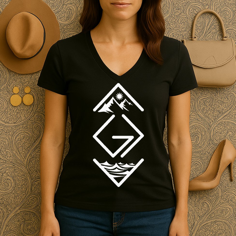 God Is Greater Than The Highs And Lows; Ups And Downs Women's V-Neck T-Shirt