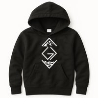 God Is Greater Than The Highs And Lows; Ups And Downs Kids Hoodie