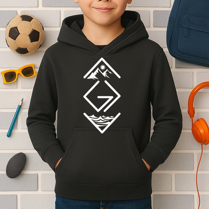 God Is Greater Than The Highs And Lows; Ups And Downs Kids Hoodie