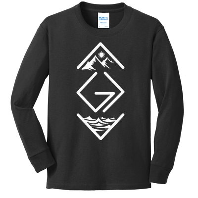 God Is Greater Than The Highs And Lows; Ups And Downs Kids Long Sleeve Shirt