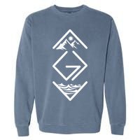 God Is Greater Than The Highs And Lows; Ups And Downs Garment-Dyed Sweatshirt