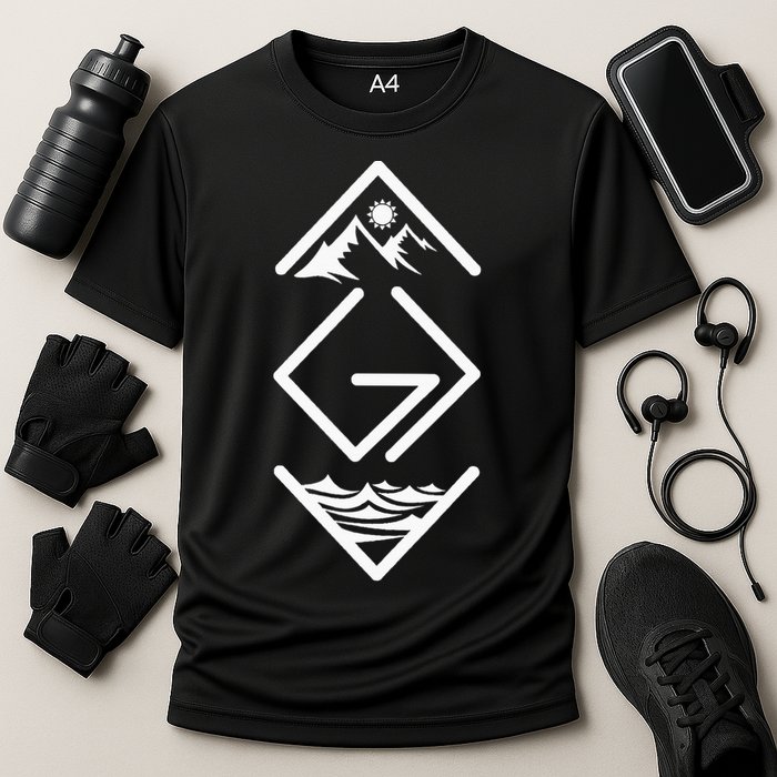 God Is Greater Than The Highs And Lows; Ups And Downs Performance Shirt