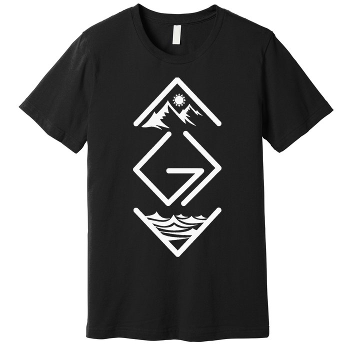 God Is Greater Than The Highs And Lows; Ups And Downs Premium T-Shirt