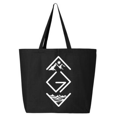 God Is Greater Than The Highs And Lows; Ups And Downs 25L Jumbo Tote