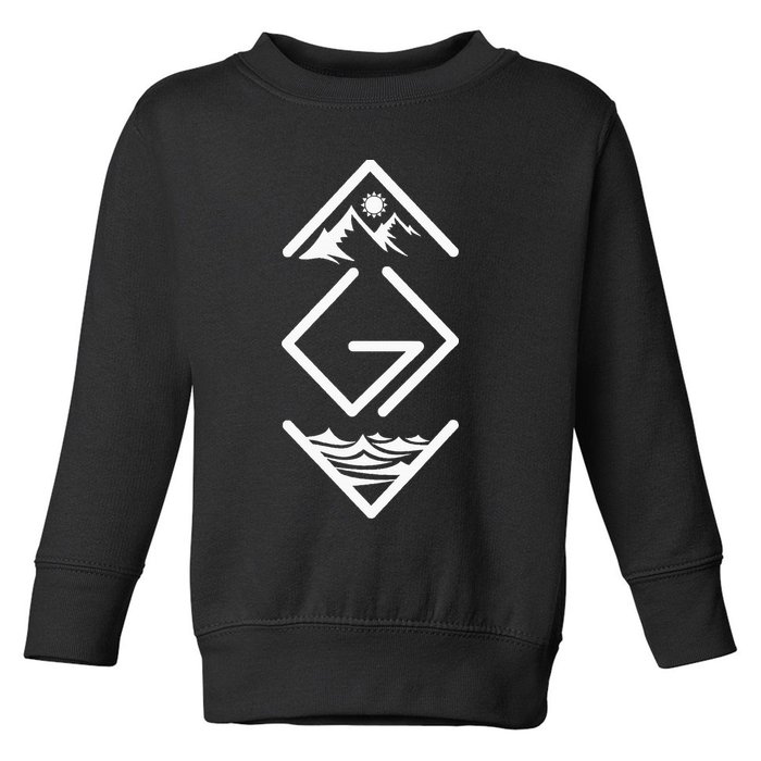 God Is Greater Than The Highs And Lows; Ups And Downs Toddler Sweatshirt