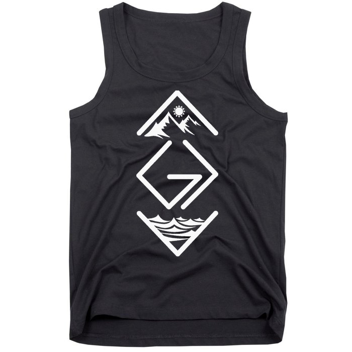 God Is Greater Than The Highs And Lows; Ups And Downs Tank Top