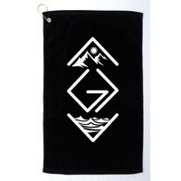 God Is Greater Than The Highs And Lows; Ups And Downs Golf Towel