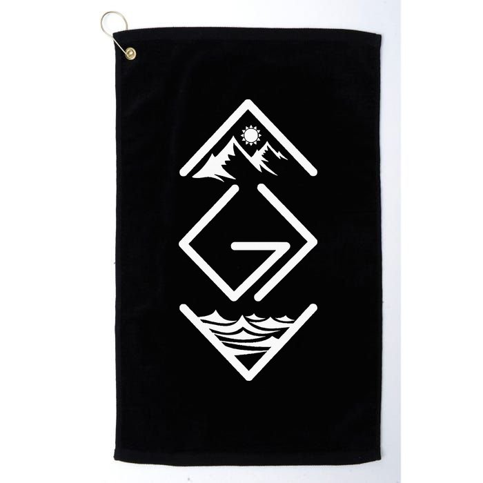 God Is Greater Than The Highs And Lows; Ups And Downs Golf Towel