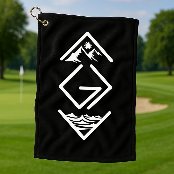 God Is Greater Than The Highs And Lows; Ups And Downs Golf Towel