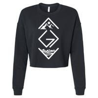 God Is Greater Than The Highs And Lows; Ups And Downs Cropped Pullover Crew