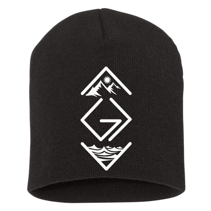 God Is Greater Than The Highs And Lows; Ups And Downs Short Acrylic Beanie
