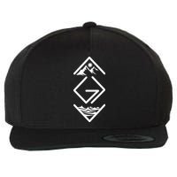 God Is Greater Than The Highs And Lows; Ups And Downs Wool Snapback Cap