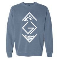 God Is Greater Than The Highs And Lows; Ups And Downs Garment-Dyed Sweatshirt