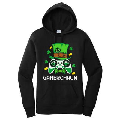 Gamer Irish Games Funny Saint Patrick Day Gamer Cute Women's Pullover Hoodie