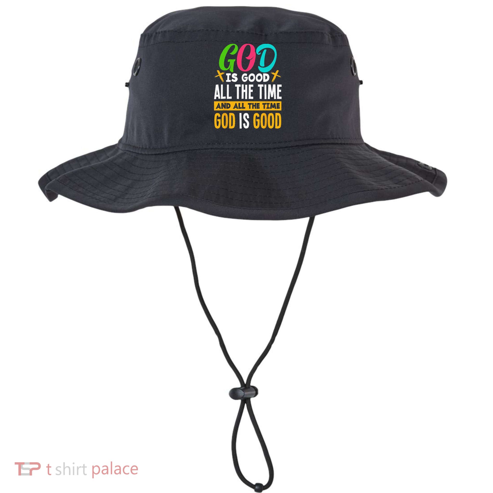 God Is Good All The Time Jesus Christ Christian Gift Bucket Hat