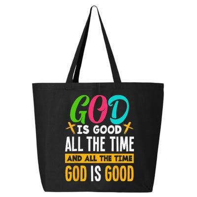 God Is Good All The Time Jesus Christ Christian Gift 25L Jumbo Tote