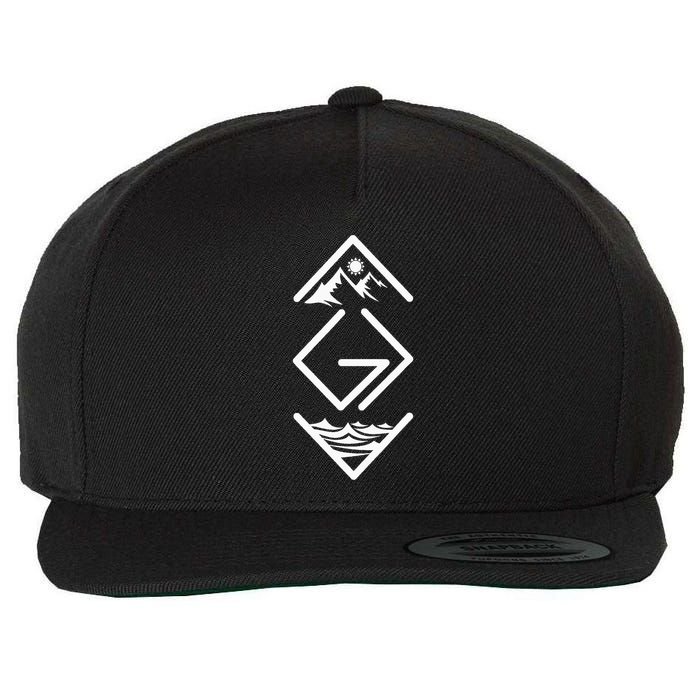 God Is Greater Than The Highs And Lows; Ups And Downs Wool Snapback Cap