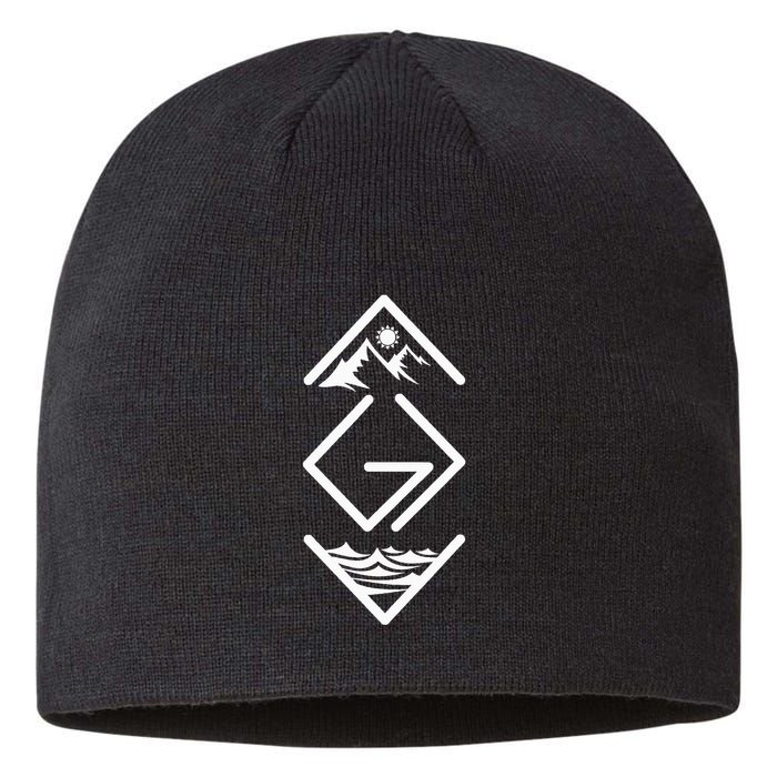 God Is Greater Than The Highs And Lows Ups And Downs Sustainable Beanie