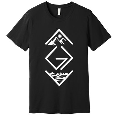 God Is Greater Than The Highs And Lows Ups And Downs Premium T-Shirt