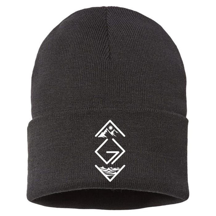 God Is Greater Than The Highs And Lows Ups And Downs Sustainable Knit Beanie