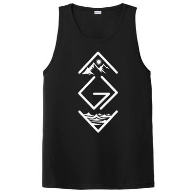 God Is Greater Than The Highs And Lows Ups And Downs PosiCharge Competitor Tank