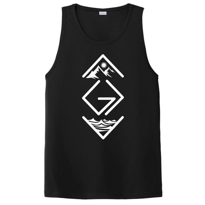 God Is Greater Than The Highs And Lows Ups And Downs PosiCharge Competitor Tank