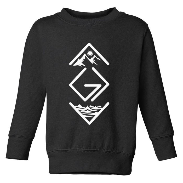 God Is Greater Than The Highs And Lows Ups And Downs Toddler Sweatshirt